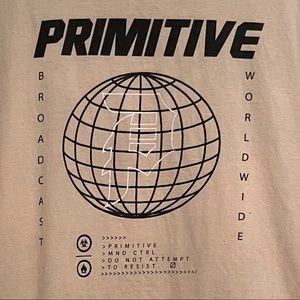 Men’s Primitive Skateboarding Apparel Global Sand Tee Short Sleeve T-Shirt